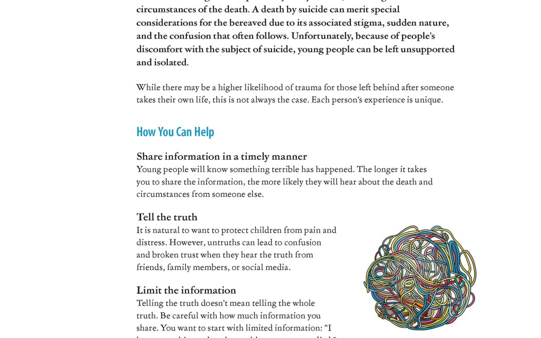 Child and Teen Grief after a Suicide